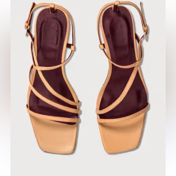 STAUD Shoes - STAUD Tan Strappy Heels